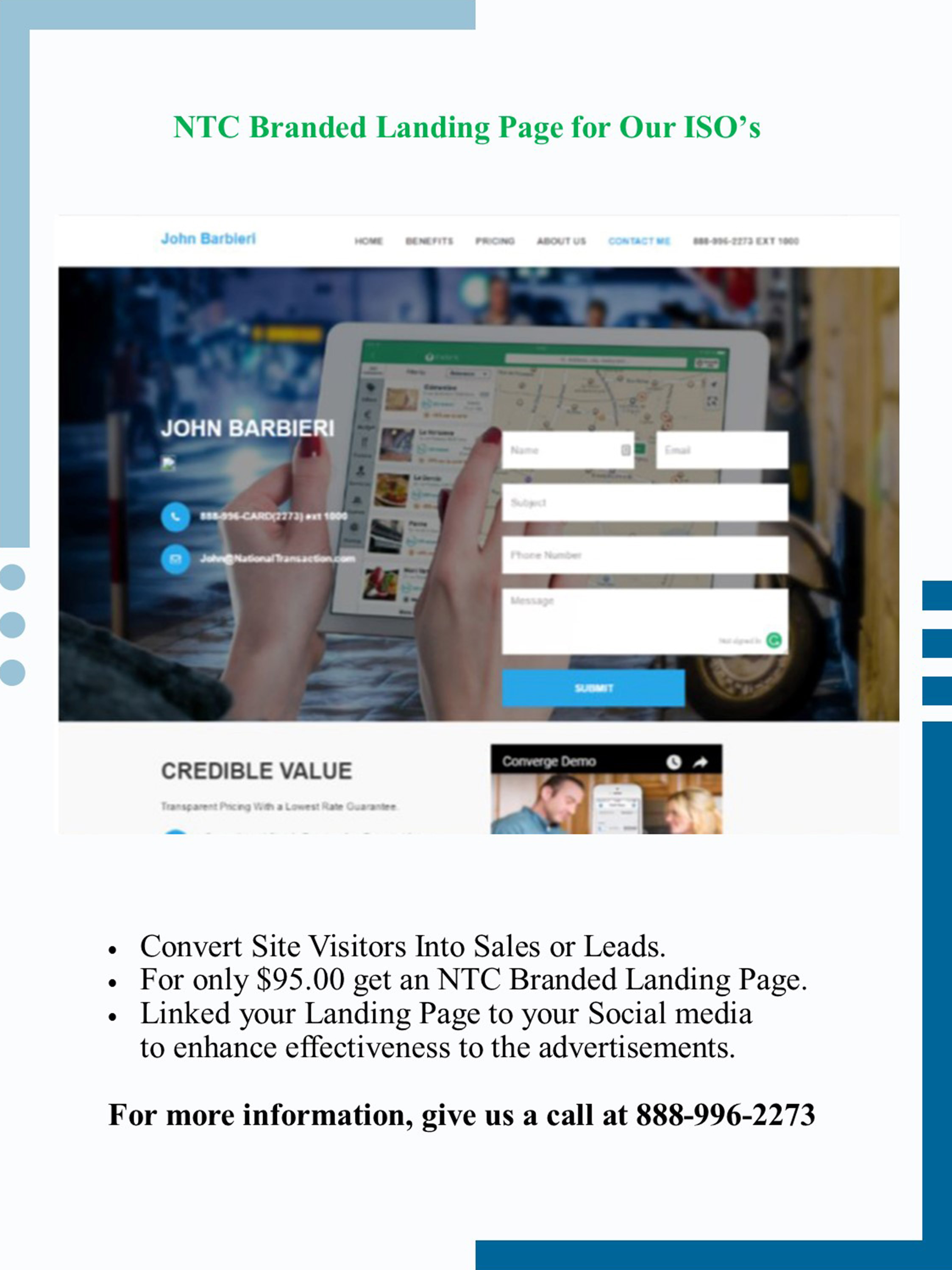 NTC Branded Landing Page