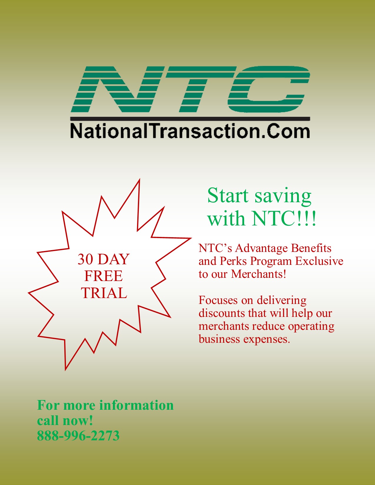 NTC’s Advantage Benefits and Perks Program